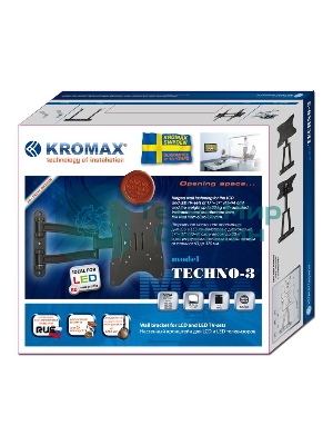Кронштейн для телевизора Kromax TECHNO-3 серый 15