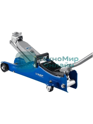 Домкрат Зубр 43058-2гидравлический подкатной t55 2т 80-380мм профессионал
