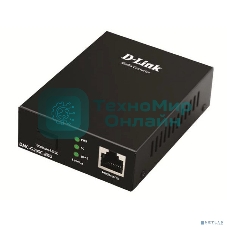 Медиаконвертер D-Link DMC-G20SC-BXU/A1A WDM с 1 портом 100/1000Base-T и 1 портом 1000Base-LX с разъемом SC (Tx: 1310 мкм; Rx: 1550 мкм) для одномодового оптического кабеля (до 20 км)