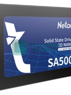 Накопитель SSD Netac SA500, 120Gb, SATA III, 2.5