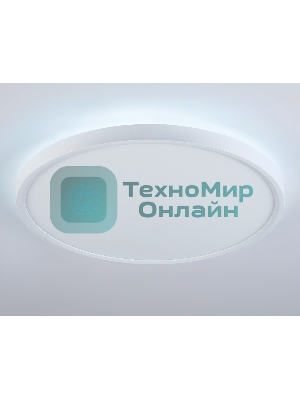 Потолочный светодиодный светильник Ambrella light FZ3005 WH белый IP44 33W+10W 6400+6400К D370*40 (Без ПДУ)