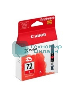 Картридж струйный PGI-72R (6410B001), для Canon для PRO-10, Красный, 1045стр