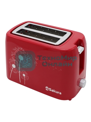 Тостер Sakura SA-7608R 750Вт подогрев красн