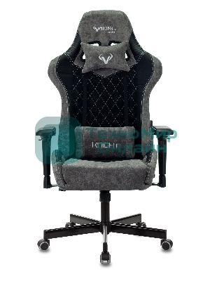 Кресло Бюрократ VIKING 7 KNIGHT B FABRIC черный, ткань, 120 кг, механизм качания