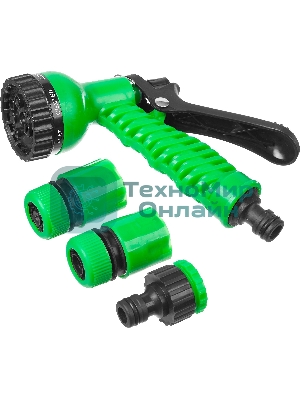 Набор поливочный РОСТОК PH-12 пистолет с 7 режимами, комплект соединительной артматуры 1/2