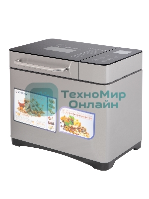 Хлебопечка Endever Skyline MB-53, 710 Вт, 19 программ, таймер 15ч, сохранение уст. прогр., авт. термостат, автоподогрев 60 мин