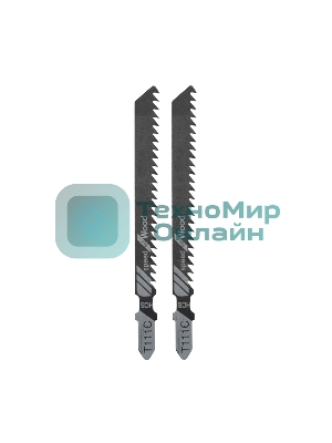 Пилка для электролобзика Kranz 100 мм 8 з/д 5-60 мм T111C (2 шт./уп.) (дерево)