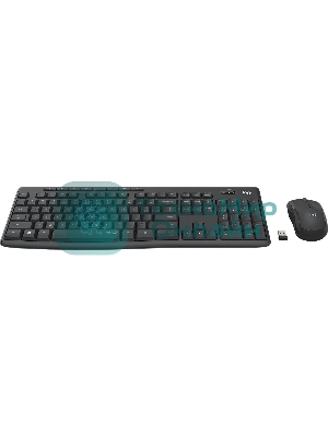 Комплект клавиатура+мышь Logitech MK295 беспроводной, USB, чёрный