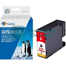 Картридж струйный G&G GG-PGI-2400XLBK (PGI-2400XL BK) черный (74.6 мл) для Canon Maxify iB4040/iB4140/МВ5040/MB5140/МВ5340/MB5440