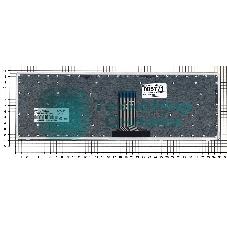 Клавиатура для ноутбука Lenovo IdeaPad U510 Z710 черная с серебристой рамкой