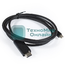 Кабель ExeGate EX284918RUS miniDisplayPort-HDMI ExeGate EX-CC-mDP-HDMI-1.8 (mini20M/19M, 1,8м)