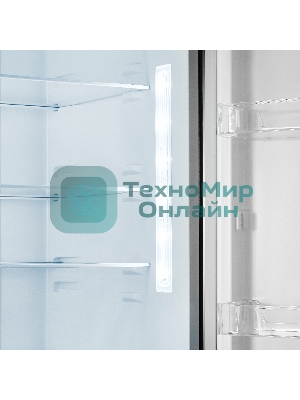 Холодильник Maunfeld MFF185NFW10 белый двухкамерный инвертор 240/100л морозилка снизу, No Frost