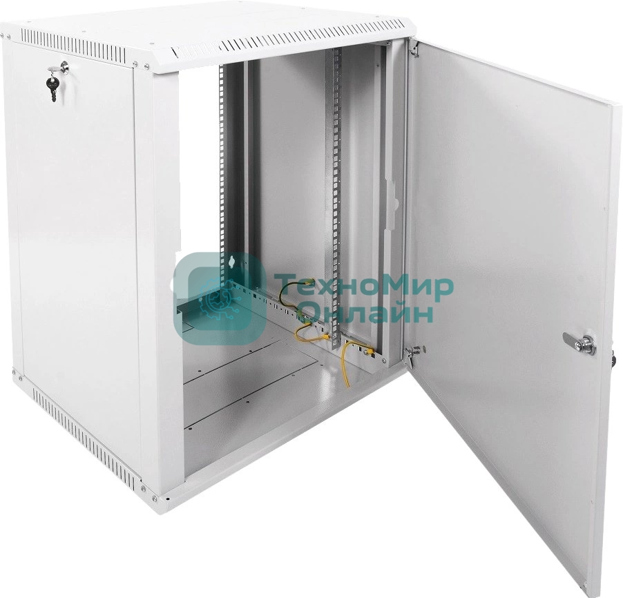 Шкаф ЦМО телекоммуникационный настенный сварной 12U (600 500) съемные стенки, дверь металл
