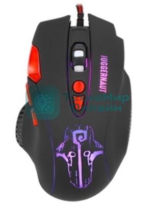 Мышь проводная Qumo PRO Series Juggernaut M84 черный, 6400 dpi, USB, кнопки - 8