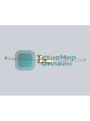 Настенный светодиодный светильник Ambrella light FL6124 GD золото 14W 3000K-6400K 610*45*80