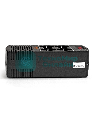 Стабилизатор ExeGate Power AD5000-1200 (1200VA/600W, диапазон 150...280В, 4 евророзетки)