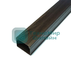 Кабель-канал 40х25 L2000 пластик с двойным замком венге УралПак КК-4840025-032