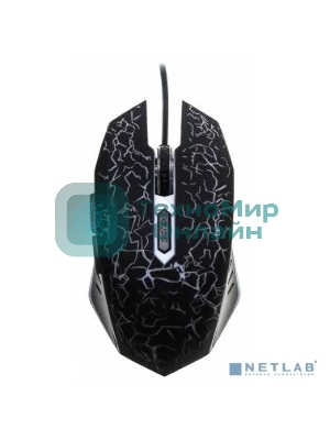 Мышь Oklick 895G HELLFIRE черный оптическая (2400dpi) USB игровая (5but)