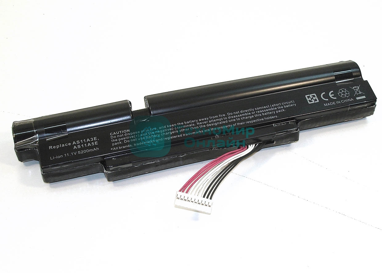 Аккумуляторная батарея для ноутбука Acer Aspire 383011.1V 5200mAh OEM черный