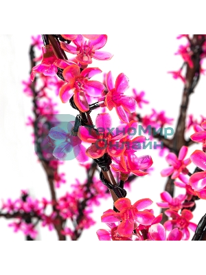 Светодиодное дерево Neon-night Сакура, высота 1,5м, диаметр кроны 1,8м, розовые светодиоды, IP65, понижающий трансформатор в комплекте