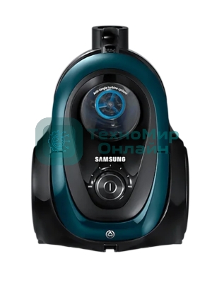 Пылесос Samsung VC18M21C0VN/EV зеленый/черный, 380/1800 Вт, уборка сухой, пылесборник контейнер 1.5 л