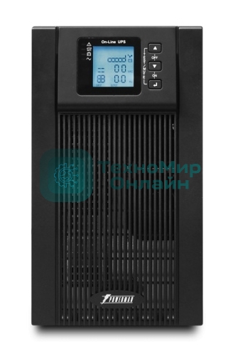 Источник бесперебойного питания Powerman Online 3000VA/2400W, 220V, Tower, Out: 3xShuko, черный*Online3000