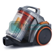 Пылесос Midea VCS43A15 сухая уборка турбощетка в комплекте, фильтр тонкой очистки регулятор мощности на корпусе, индикатор заполнения пылесборника потребляемая мощность 2200 Вт