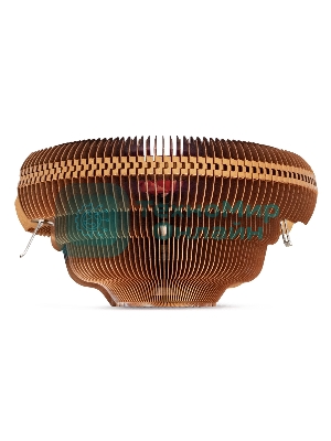 Кулер для процессора ExeGate EE90-Cu бронзовый, 90 мм, алюминий/медь, 2200 об/мин, 22 дБ, 3 pin, 80 Вт, 58 мм