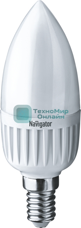 Лампа светодиодная Navigator NLL-P-C37-5-230-2.7K-E14-FR