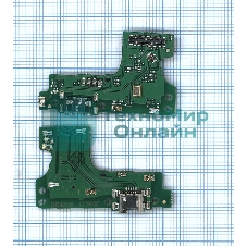 Плата разъема питания с микрофоном для Huawei Y6 prime 2019