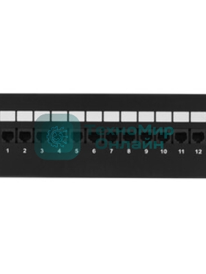 Патч-панель Lanmaster LAN-PPF12U5E/W 19