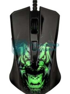 Мышь проводная Qumo Rampage M49 черный, 3200 dpi, USB, кнопки - 6