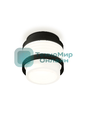 Светильник Ambrella Light XS8432001 SBK/FR черный песок/белый матовый GX53 (C8432, N8401)
