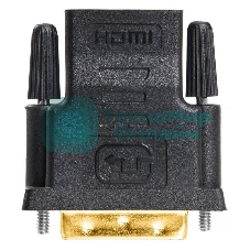 Адаптер Buro HDMI-19M(F)/DVI-D(M) с позол. конт.