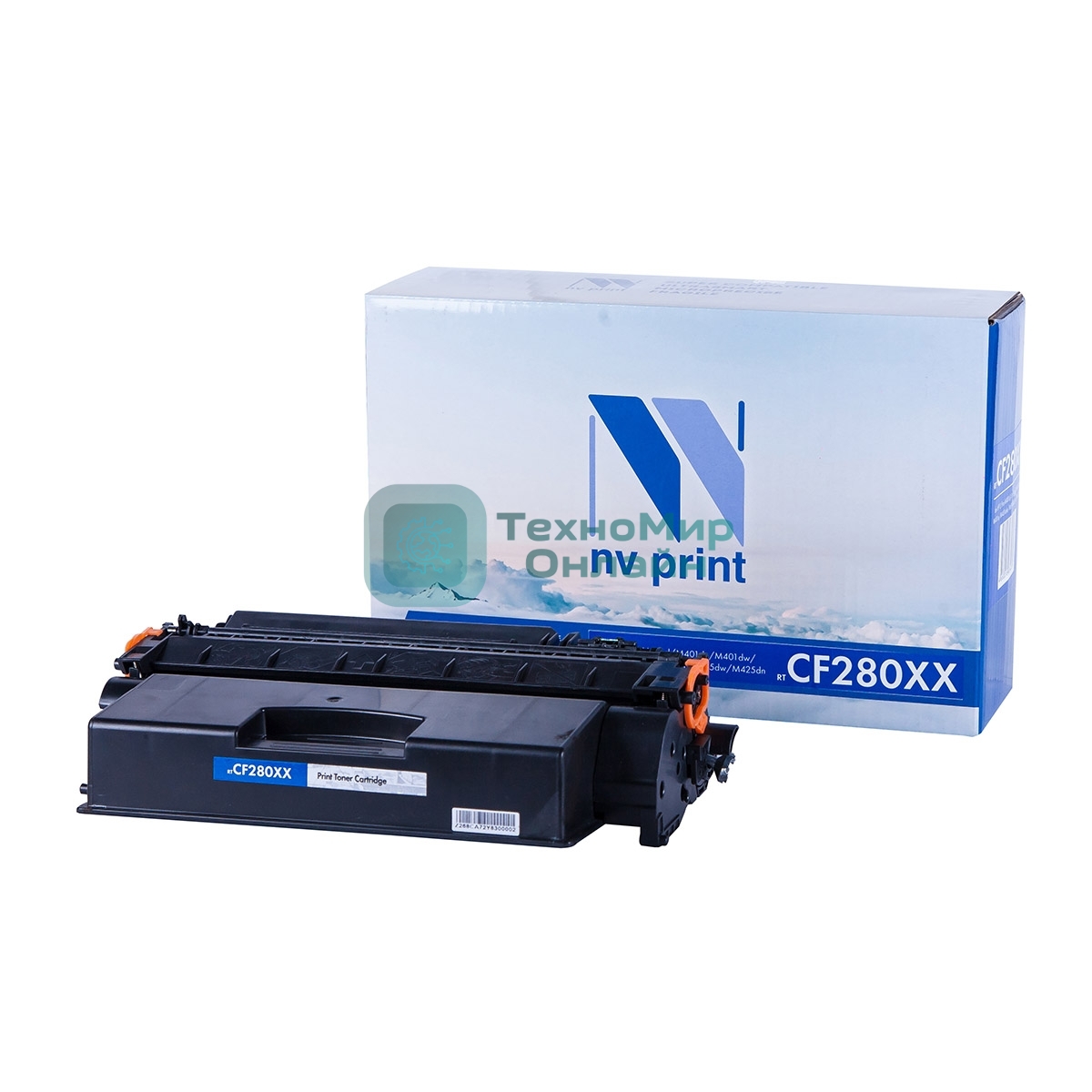 Картридж лазерный NVPrint совместимый HP CF280XX для LaserJet Pro M401d/M401dn/M401dw/M401a/M401dne/MFP-M425dw/M425dn (10000k)