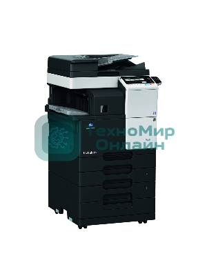 МФУ лазерное Konica-Minolta bizhub 227 монохромное, (A3, 22 стр./мин., 19000стр/мес, 250Gb, сеть, дуплекс, 2*500л, 2Gb, без крышки или автоподатчика, без тонера), обязат. установка специалистом АСЦ