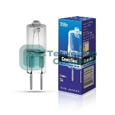 Лампа галогенная JD 35Вт капсула g4 2850К 240В Camelion 10406