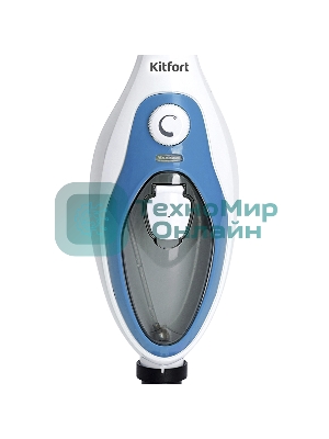 Швабра паровая Kitfort KT-1004-1 1500Вт голубой/белый