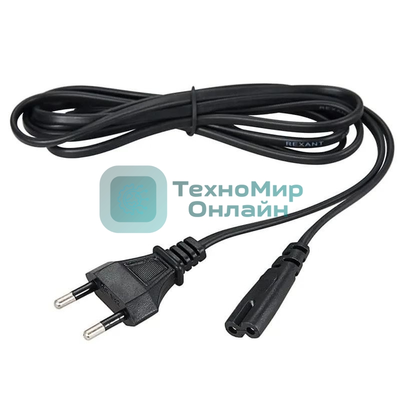 Кабель Falcon Eye Rexant IEC C7 (2-pin) Евровилка 1.8м плоский