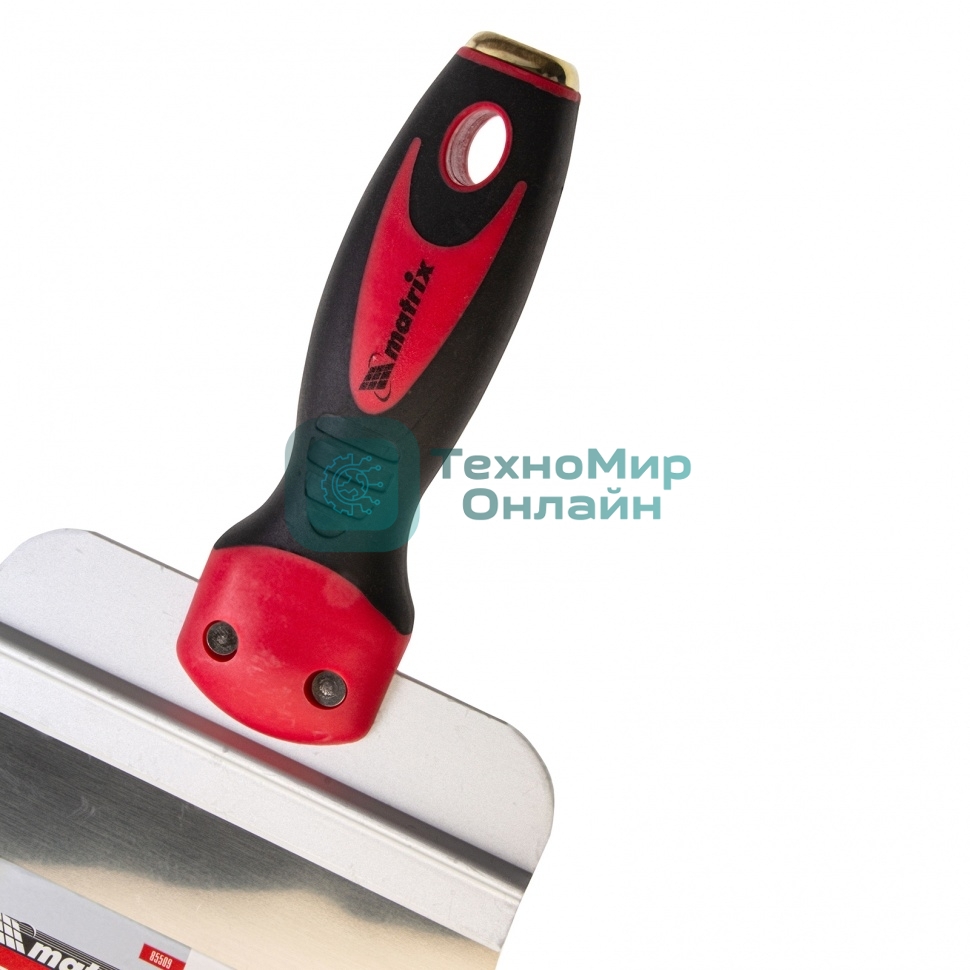 Шпатель Matrix фасадный из нержавеющей стали, 150 мм, двухкомпонентная рукоятка, широкое полотно