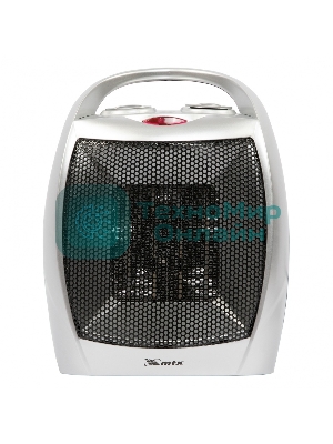 Тепловентилятор MTX FHC-1500, серый, 750/1500 Вт, 15 м2, термостат