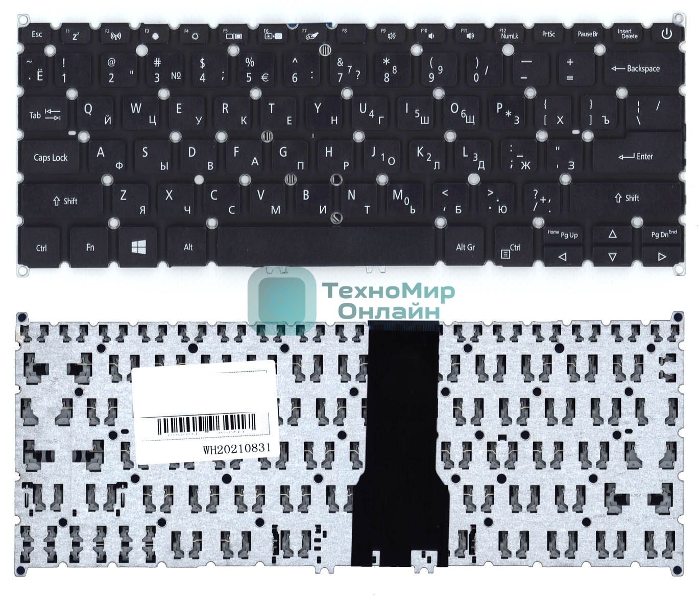 Клавиатура для ноутбука Acer Swift 3 SF314-54 черная