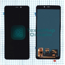Дисплей для Samsung Galaxy A9 (2018) SM-A920F в сборе с тачскрином (OLED) черный