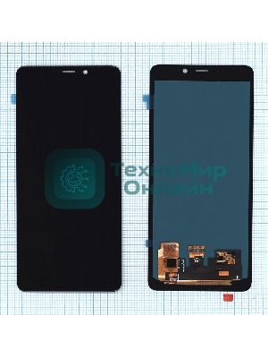 Дисплей для Samsung Galaxy A9 (2018) SM-A920F в сборе с тачскрином (OLED) черный