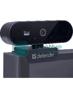 Веб-камера G-lens 2580 FullHD 1920x1080, 30 кадр/с, USB Type-A, микрофон (шумоподавление), автоматическая фокусировка, автоосвещение, штатив в комплекте