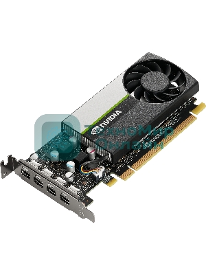 Видеокарта VGA PNY NVIDIA QUADRO T1000, 4 Gb GDDR6/128 bit, PCI Express 4.0 x16, 4x mDP, PG172