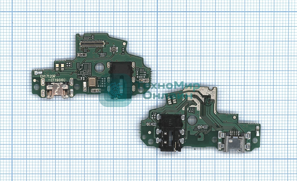 Плата разъема питания с микрофоном для Huawei P Smart