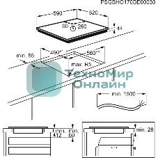 Индукционная варочная панель Electrolux LIL61424C черный