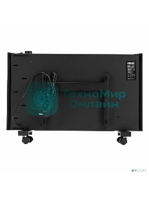 Конвектор электрический Denzel XCE-1500B черный, 1500 Вт, 20 м2, термостат