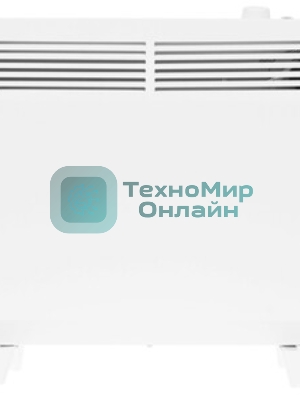 Конвектор электрический Denzel XCE-1000B черный, 1000 Вт, 15 м2, термостат